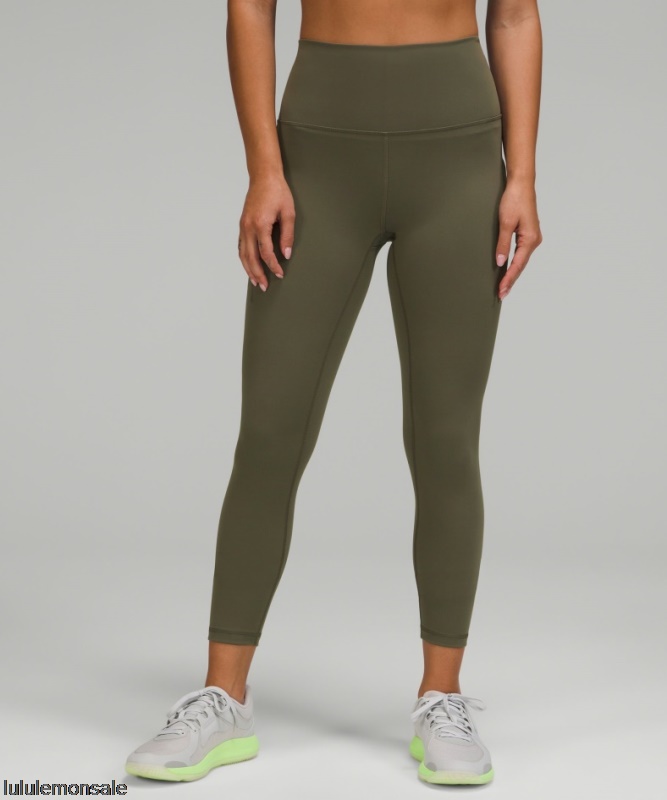 Lululemon Damen DELULU061 | Lululemon Deutschland Johannisbrotbraun Wunderzug Hohe Strumpfhose Mit Taschen 25